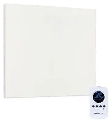 Infrarot-Heizpaneel 300 W, Wandmontage, mit Thermostat & Fernbedienung