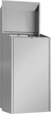 Produktbild von KWC AR Abfallbehälter, EXOS, Edelstahl, Unterputz, 304x790x251 mm, 30l