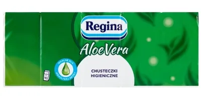 Zdjęcie produktu dla Regina Chusteczki Higieniczne 10 x 9 sztuk Aloe Vera