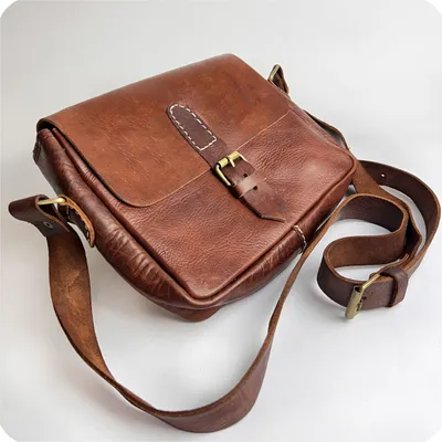 Obrázok produktu pre Kožená kabelka Noura 20x23cm - elegantná kabelka cez rameno - marocká kabelka cez rameno, svetlohnedá