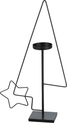 Obrázek produktu pro Svícen Gilde "hvězda ve stromě" V. 57 cm 55007