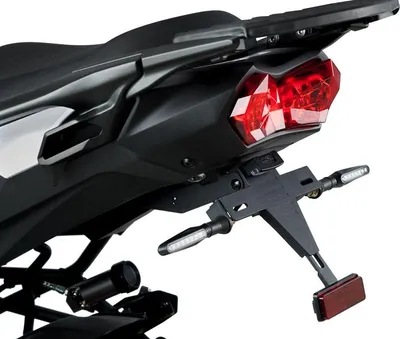 Produktbild von PUIG 3495N Kennzeichenhalters  passend fuer KAWASAKI VERSYS 1000 Schwarz