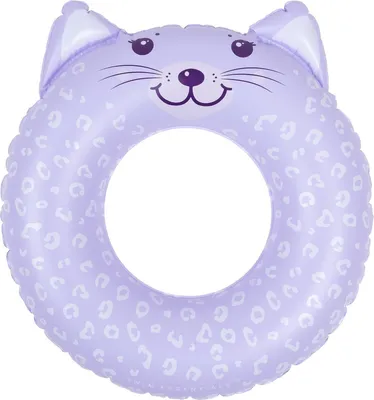 Produktbild von SWIM ESSENTIALS Bouée De Bain - Animal Léopard Lila - 55 Cm