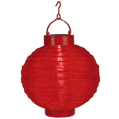 Produktbild von Best Season LED-Solarlampion, 1 cool light LED, ca. 30 x 20 cm Farbe rot, mit Solarpanel, incl.Akku, outd., 477-16