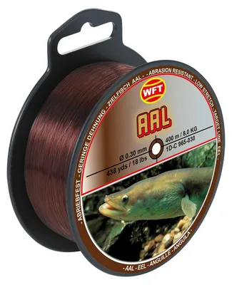 Produktbild von WFT Zielfisch Aal 300m 0,35mm 10,3kg braun - Angelschnur