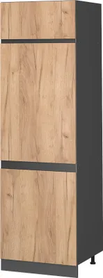 Obrázok produktu pre Chladnička Vicco R-Line, 60 cm tvar J, Goldkraft dub/antracit