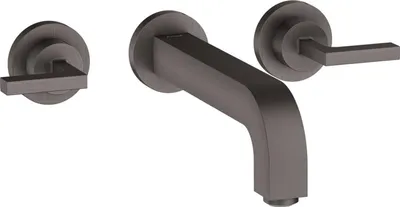 Produktbild von 3-Loch Waschtischarmatur AXOR CITTERIO DN 15 UP m Al 222mm Hebelgr u Ros. bru b brushed black chrome