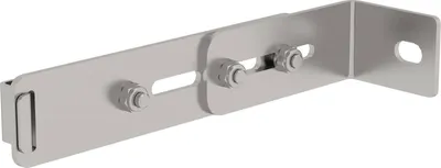 Zdjęcie produktu dla Wspornik ścienny z zaciskiem, regulowany 215-275 mm, stal nierdzewna