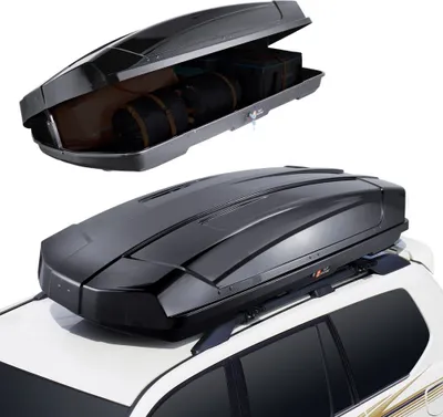 Obrázek produktu pro Úložný box na střešní nosič ABS - 488L - 2045x917x389mm - příslušenství vozidla - vodotěsný - ideální pro cestování a outdoorové aktivity