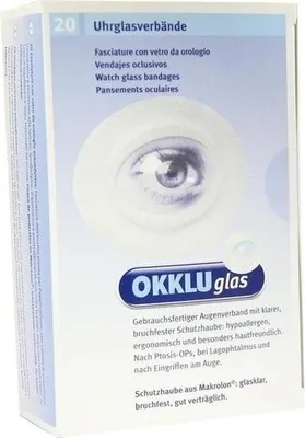 Produktbild von Okkluglas Uhrglasverband 20 St