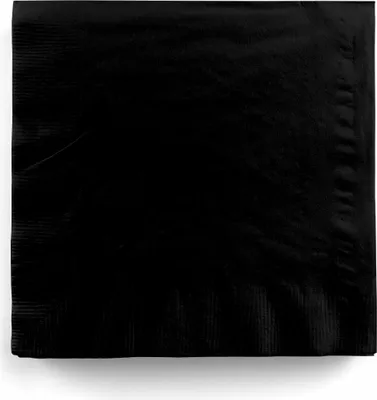 Produktbild von Papier Servietten schwarz 20 St. für Halloween
