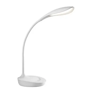 Produktbild von LED Schreibtischleuchte dimmbar weiß mit USB Anschluß
