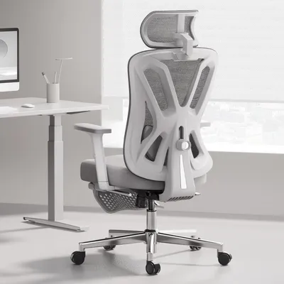 Obrázok produktu pre Kancelárska stolička - Ergonomická stolička - Kancelárska stolička - Počítačová stolička - Stolička do kancelárie - Nastaviteľná bedrová opierka