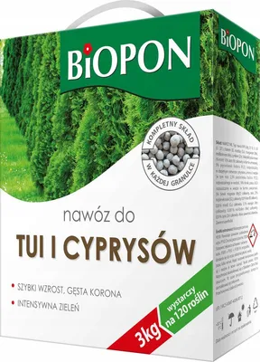 Produktbild von BIOPON Dünger für Thuja und Zypressen 3kg
