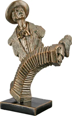 Immagine prodotto di Gilde Poly Skulptur "Akkordeonspieler"
