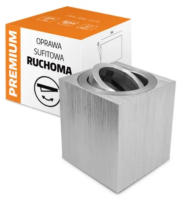 Produktbild von Elektrosalon Aufputz-Deckenleuchte Spot Verstellbar Aluminium