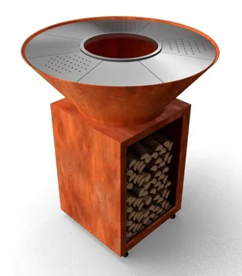 Productafbeelding van CookNFire Coni Grill Cortenstaal Geroba