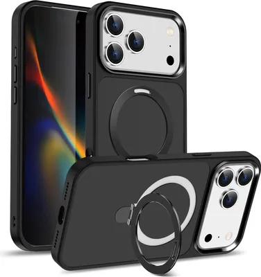 Immagine prodotto di Custodia ibrida per iPhone 17 Pro Max anello magnetico di copertura per la copertura protettiva MagSafe