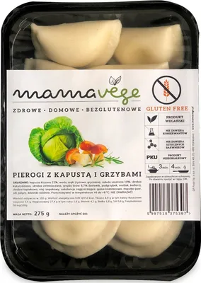 Produktbild von KNÖDEL MIT KOHL UND PILZEN, GLUTENFREI 275 g - MAMA VEGE
