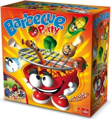 Image de Barbecue Party Jeu de société enfant, Goliath, Jeu d'adresse, 2-4 joueurs, 4 ans et plus