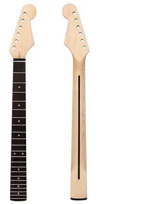 Produktbild von Gitarrenhals - Ersatz für E-Gitarre - Holzgriffbrett - 22 Bünde - Für Rechtshänder