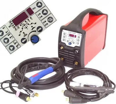 Produktbild von WIG SCHWEIßGERÄT AC/DC 200 INVERTER 13740 ALU DIGITAL Schweissinverter E WIG
