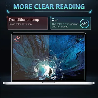Image de ViaGasaFamido Moniteur d'ordinateur -Moniteur -Tige légère Tige de température réglable pour la source d'alimentation USB pour le bureau à domicile (40cm)
