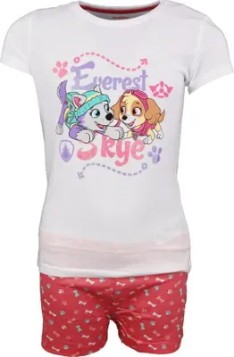 Produktbild von Paw Patrol Skye Everest Mädchen Kinder Schlafanzug Pyjama – Weiß / 122