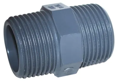 Productafbeelding van PVC Nippel 26 x 34 mm, gelijk, mannelijk