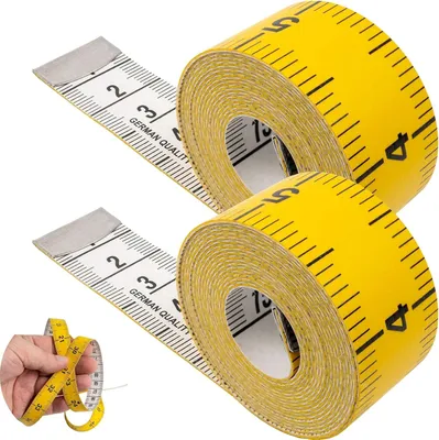 Produktbild von 2 Stück Schneidermaßband,2 in 1 Maßband Skalierung 150 cm