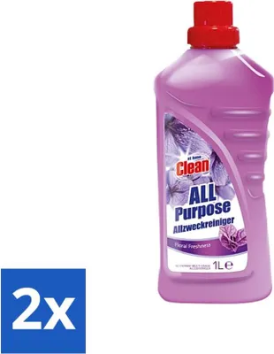Produktbild von At Home - Clean - Allzweckreiniger - Blumig - Erfrischend - 1 L - Vorteilspack - 2 Stücke