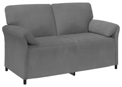 Image de Canapé 2 places vidaXL, gris foncé, 158 x 83 x 95 cm, velours