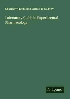 Produktbild von Laboratory Guide in Experimental Pharmacology