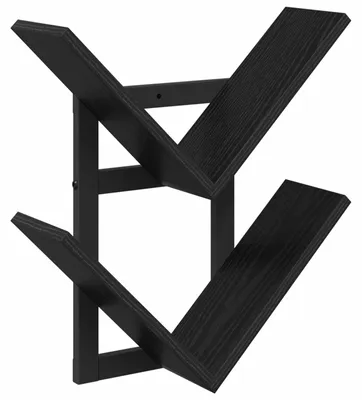 Obrázek produktu pro vidaXL Nástěnná police, černý dub, 43 x 15 x 47 cm, dřevotříska