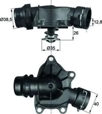 Zdjęcie produktu dla ORYGINALNY termostat MAHLE + uszczelka