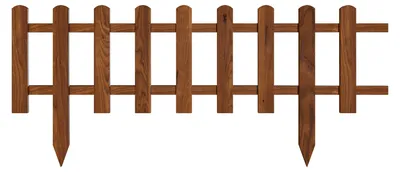 Zdjęcie produktu dla Płot ogrodowy sosnowy Brązowy 104 x 40 cm 1 szt.