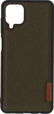 Image de Fino Series Housse en tissu pour Samsung Galaxy A12, Dux Ducis - Vert foncé
