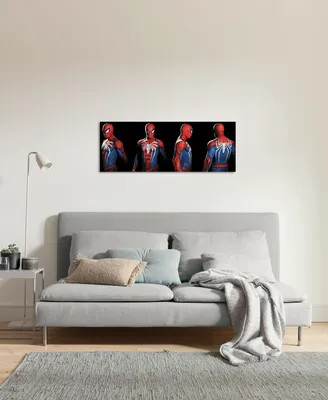 Produktbild von Komar Keilrahmenbild - Marvel Spider-Man Portrait Photos - Größe: 90 x 30 cm