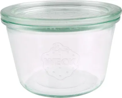 Immagine prodotto di Weck Einkochgläser 250ml 3 Stk Rundrand Sturzform Einweckgläser Dessertgläser