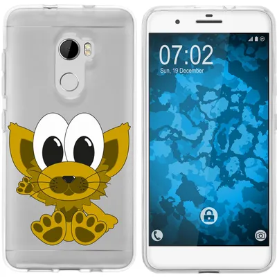 Produktbild von PhoneNatic Case kompatibel mit HTC One X10 Silikon-Hülle Cutiemals M7