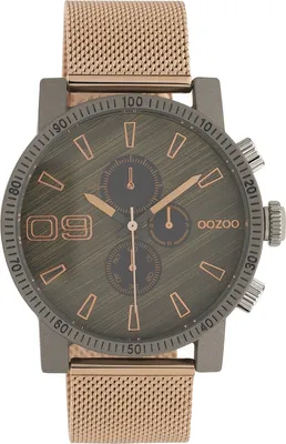 Immagine prodotto di Oozoo Orologio da polso in metallo oro rosa Orologi donna-uomo analogici al quarzo UOC10685