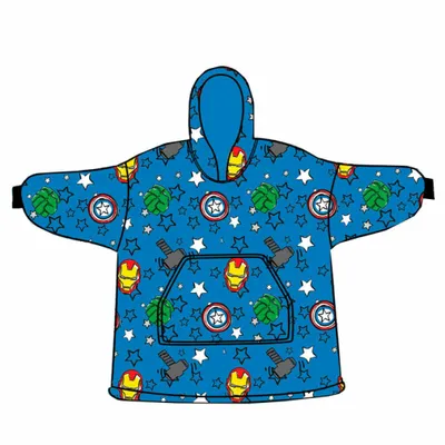 Image de Marvel Avengers Dziecięca Koralsowa Bluza Oversize z Kapturem