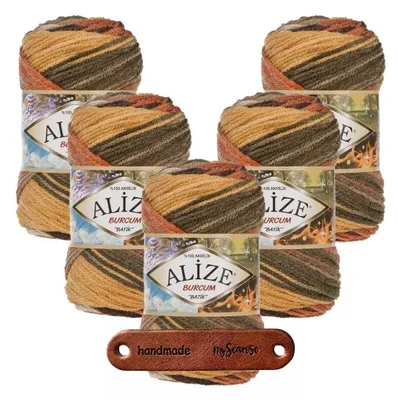 Produktbild von 5 x ALIZE Burcum Batik 6060 mit Label