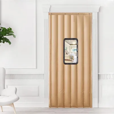 Image de Rideau de porte thermiquement isolé pour économies d'énergie