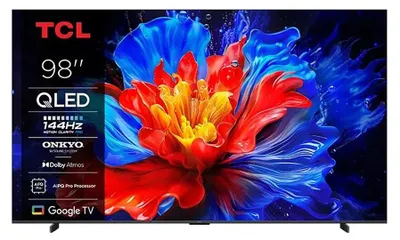 Produktbild von TCL P8K 98P8K, 2,49 m (98"), 3840 x 2160 Pixel, QLED, Smart-TV, WLAN, Metallisch
