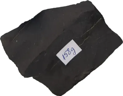 Obrázek produktu pro Velký šungitový kámen 150g-159g, radiační stínění a elektromagnetická ochrana, léčivá energie