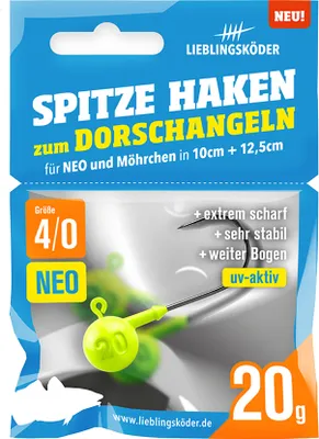 Produktbild von Lieblingsköder spitze Haken neo 20g #4/0