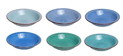 Produktbild von Tiefe Teller Studio Tavola Ocean Blue - ø 21 cm - 6 stücke