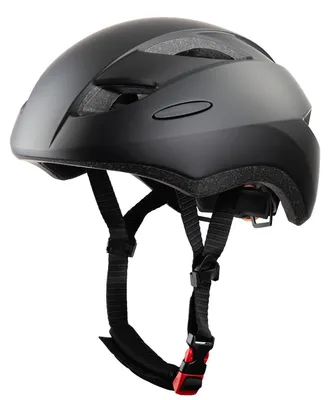 Produktbild von VINZ Sella Kinderfahrradhelm | Fahrradhelm für Kinder EN1078 | Leicht 210 g | Verstellbar mit Drehrad | Gr. S 52-55 cm - Matt Schwarz | S (55 - 56 cm)