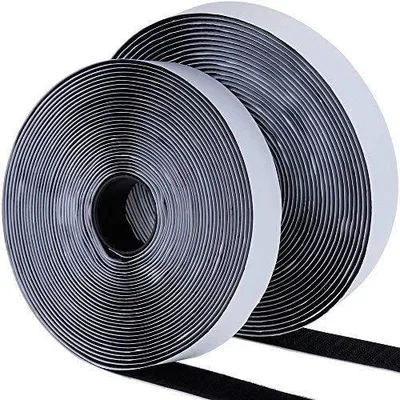 Image de Bande adhésive à fermeture velcro, pour cadres photo, 20 mm x 8 m, lot de 2